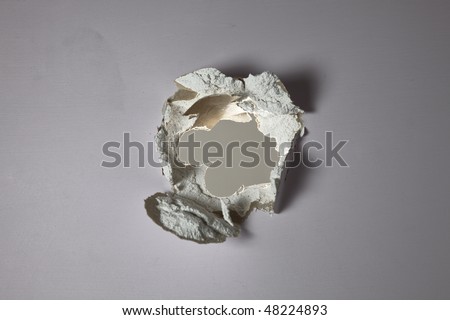 hole on the plaster board