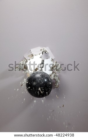 a metal ball