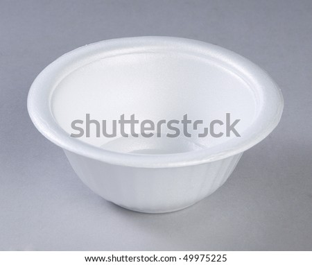 styrofoam bowl