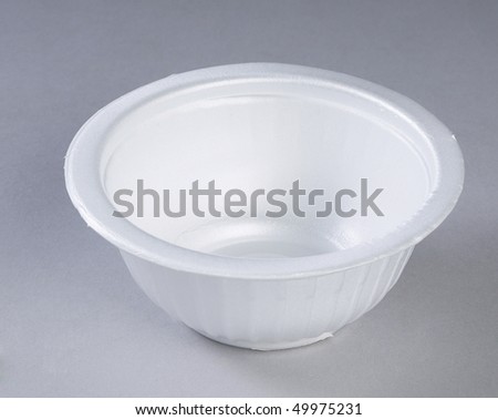 styrofoam bowl