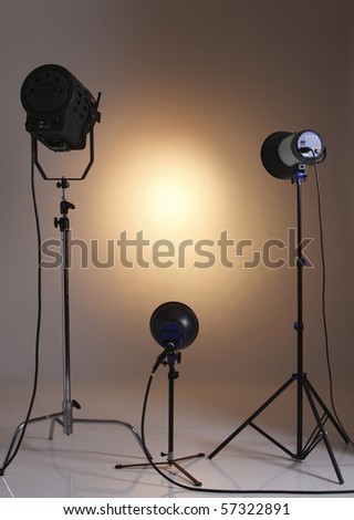 stock image of the studio light