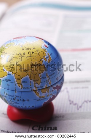 stock image of the share market at asia