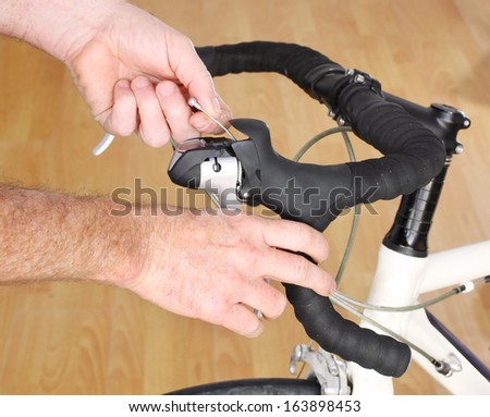 Bicycle Maintenance-replacing the brake cable on a road bike