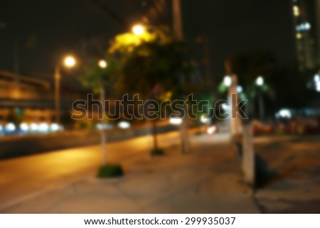 blurry light in the city ,blurry background