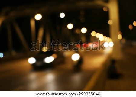blurry light in the city ,blurry background