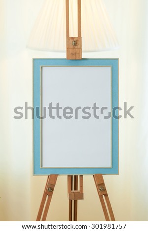 Blank placard for any sign or title