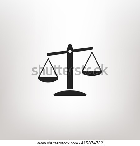 Scale Icon Vector - 415874782 : Shutterstock