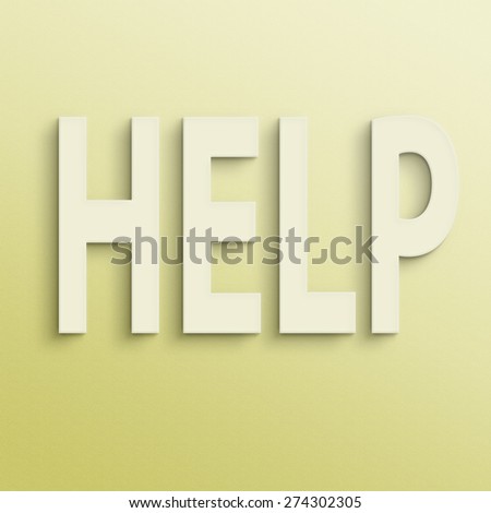 text on the wall or paper, help