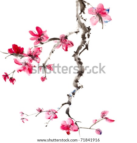 Chinese Blossom Art