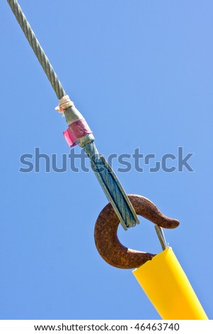 Concept for strong connection, safety and security with ropes, wires, hooks and connecting links