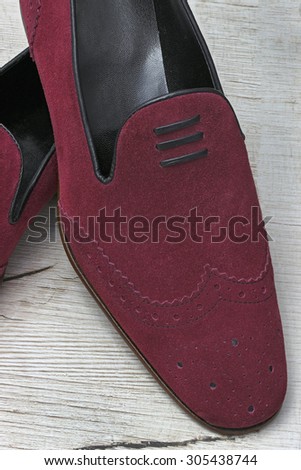 Leather men shoe