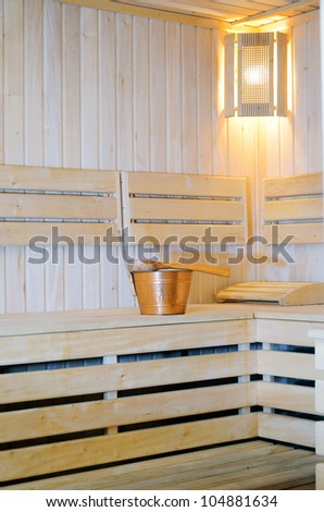 interiors saunas made ??of wood