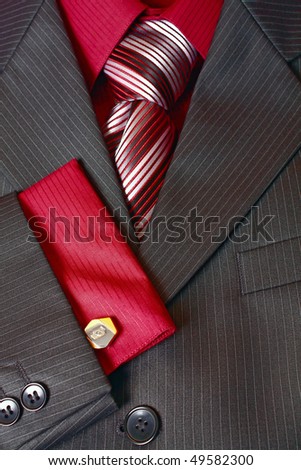 fragment man suit shirt and tie vertical