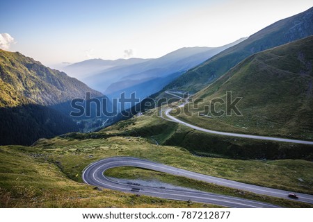 Transfagarasan highway, probably the most beautiful road in the world, Europe, Romania (Transfagarashan)