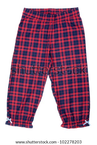 Plaid Pajama Bottoms