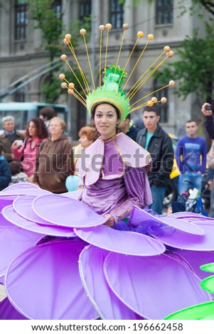 BUCHAREST, ROMANIA - MAY 31, 2014: Kalice Productions French company presents \