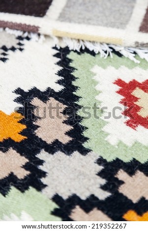 Traditional wool rugs with different designs