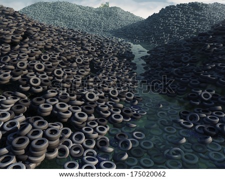 tire dump