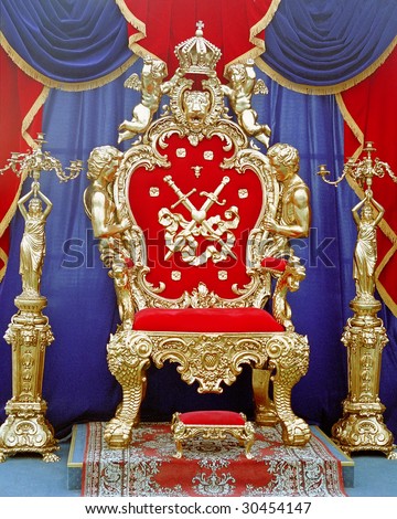 King Throne Stock Photo 30454147 : Shutterstock