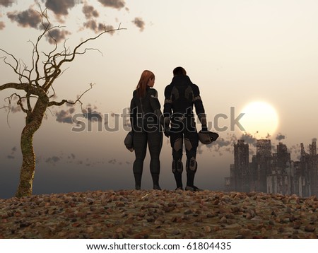 post Apocalypse couple