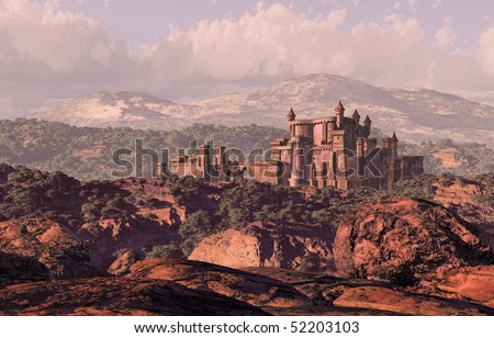 Medieval Castle Landscape