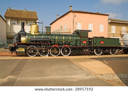 French steam train S.N.C.F. type: 040 A51 - Eight Wheel Switcher - built in Paris 1864-1884