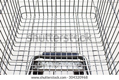 Trolley at supermarket