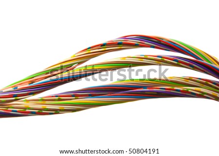 colorful cables