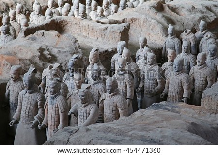 Terracotta Army (Terracotta Warriors) in Xi\'an, China