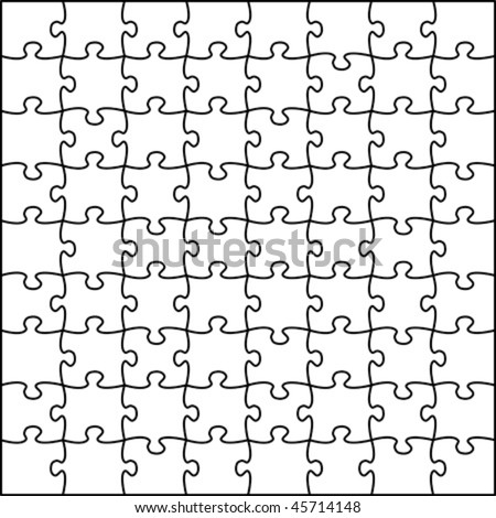 jigsaw puzzle template. jigsaw puzzle vector