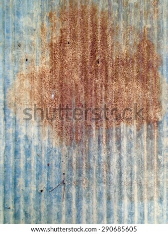 Old zinc with rust texture