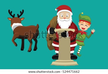 Christmas Characters Set Cartoon Vector Illustration 5 - 524471662 : Shutterstock