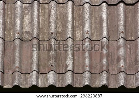 Old tile roof.