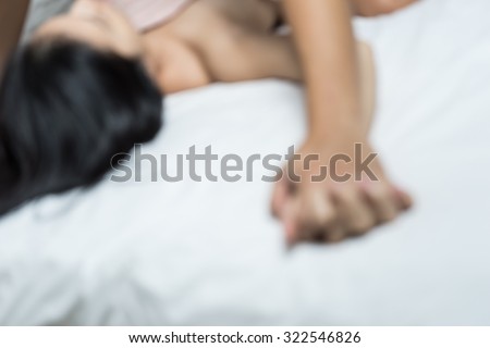 Blur or Censor Young couple making love