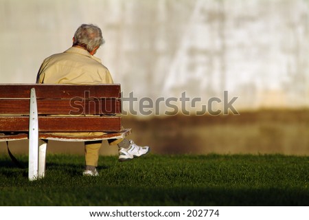 Seated man
