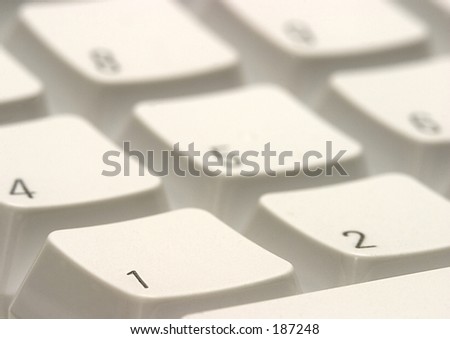 Number computer key pad