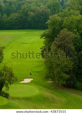 Green places for golf game