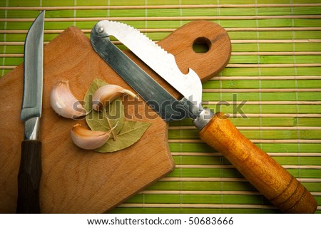 Kitchen devices with wooden handles