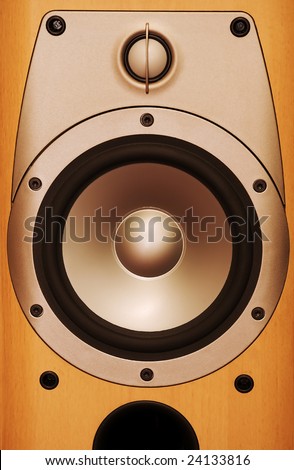 hi-fi modern photo sound speaker wood