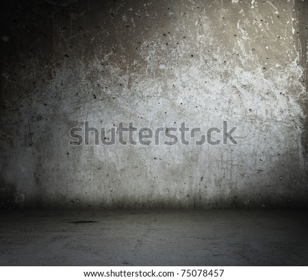 old abandoned room, dirty background