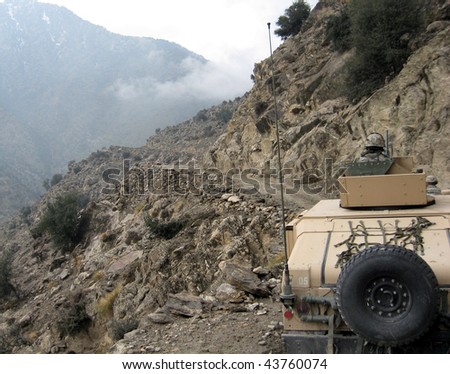 US Army patrol in Eastern Afghanistan