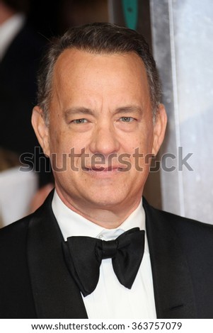 Tom Hanks attends the EE British Academy Film Awards 2014 at The Royal Opera House on February 16, 2014 in London.