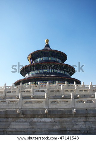 the Hall of Prayer for Good Harvests in The Temple of Heaven