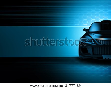 stock photo Sport car background