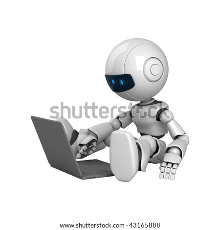 robot sitting