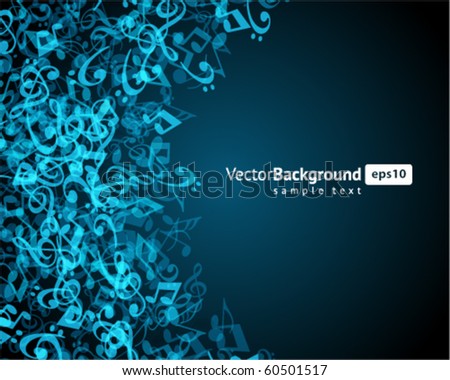 Music Backgrounds on Notes Music Background Stock Vector 60501517   Shutterstock