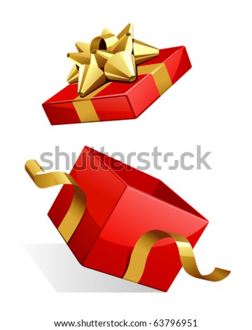 open gift box