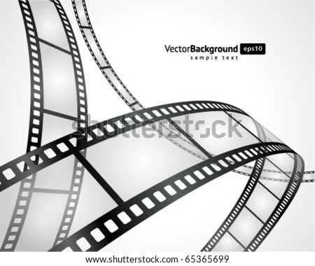Film strip vector background Film strip vector background