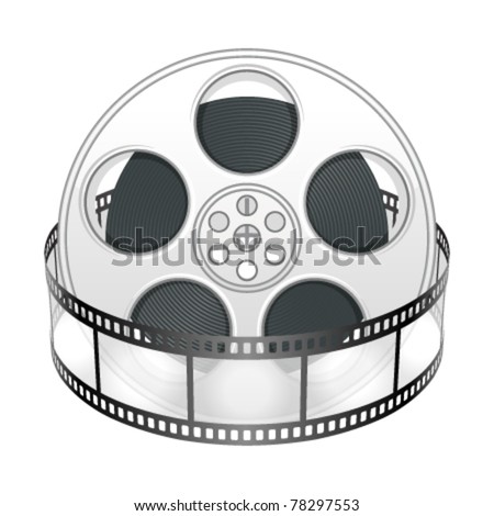Video Film Tape Cinema Vector Illustration. Eps 10. - 78297553