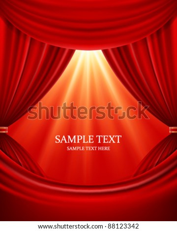 Sonny Gate, Construction Officer Stock-vector-red-theater-curtain-and-light-celebration-vector-background-eps-88123342